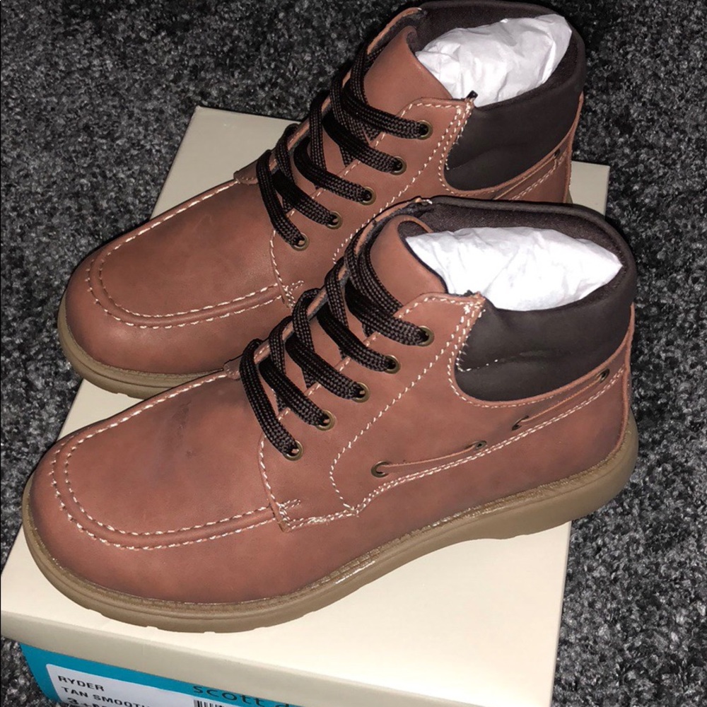 🆕 Scott David Boys Ryder Youth Boot ‑Tan - Picture 5 of 7